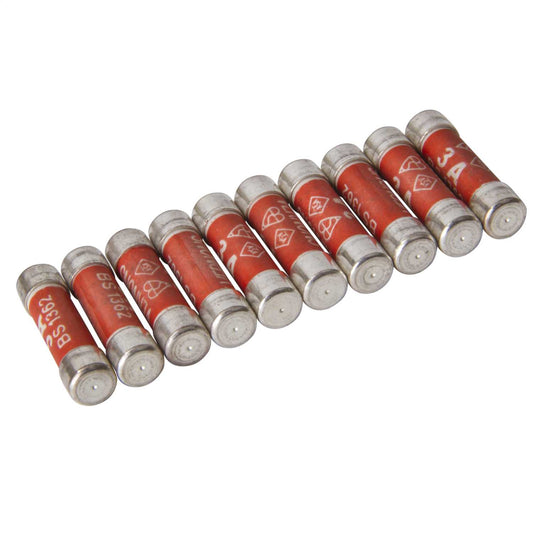 Lawson 3A BS 1362 Plug Top Fuse (Pack of 10)