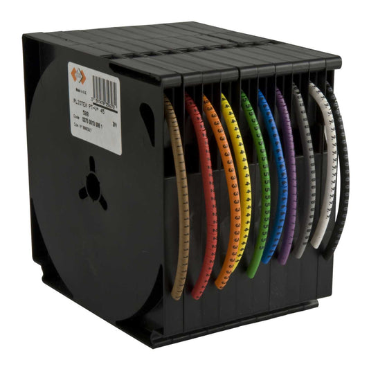 MCG Cable Marker Kit Numbers 0 to 9 for 2.2 to 5mm Cables (500 Per Reel)