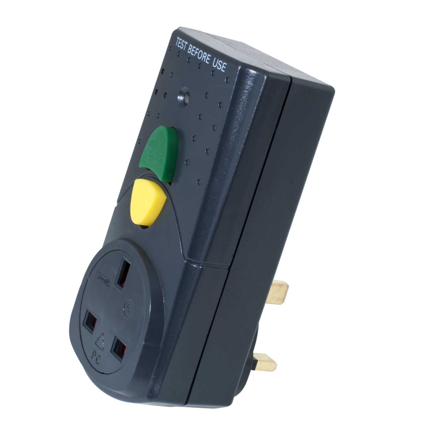 F4P 13 Amp 30mA RCD Safety Adaptor Black