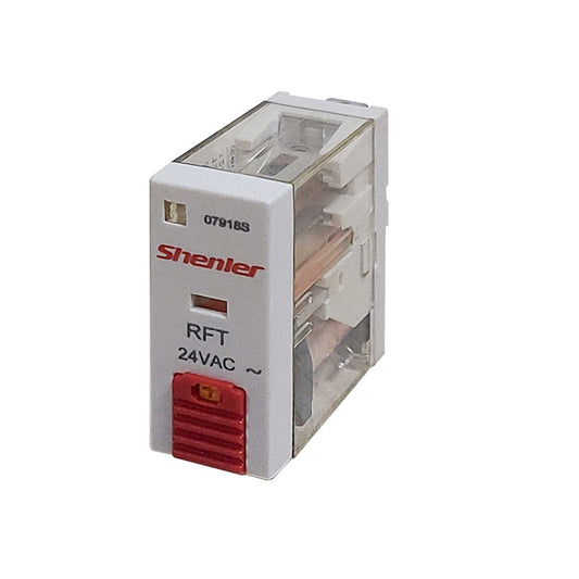 Shenler 5 Pin 24V AC 12A 1 Pole Miniature Changeover Plug In Relay