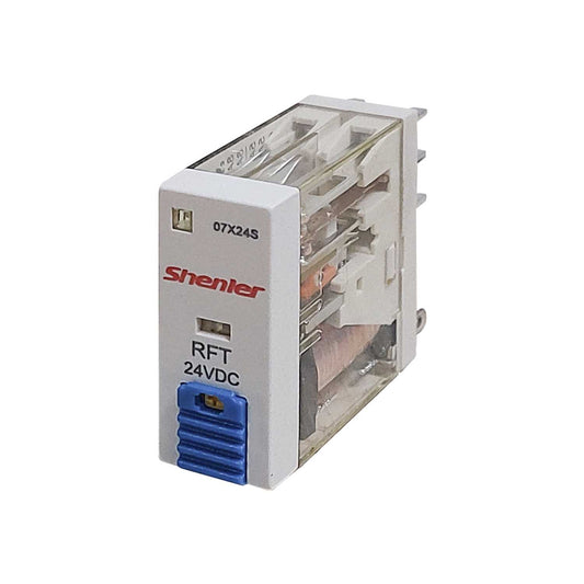 Shenler 8 Pin 24V DC 8A 2 Pole Miniature Changeover Plug In Relay