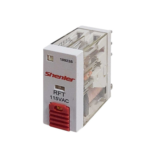 Shenler 8 Pin 115V AC 8A 2 Pole Miniature Changeover Plug In Relay