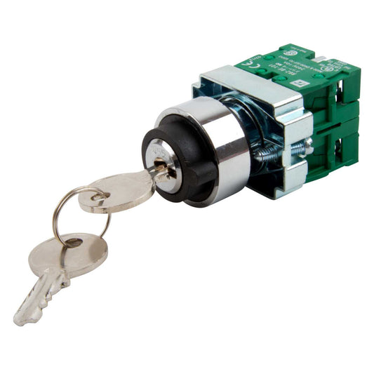 MCG Panel Mount Spring Return Key Switch
