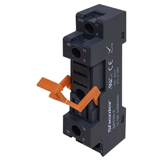 Shenler 5 Pin Spco Plug In Minature Relay Base with Clip