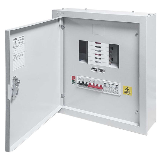 MCG 4 Way TP+N Type B Distribution Board c/w 125A Incomer and Type 2 SPD and TP MCB