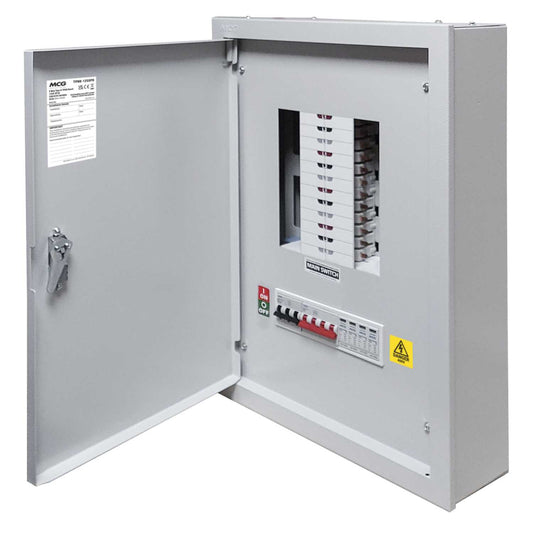 MCG 8 Way TP+N Type B Distribution Board c/w 125A Incomer and Type 2 SPD and TP MCB