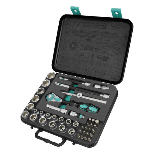 Wera 42 Piece Zyklop Speed 1/4" Drive Metric Ratchet Set