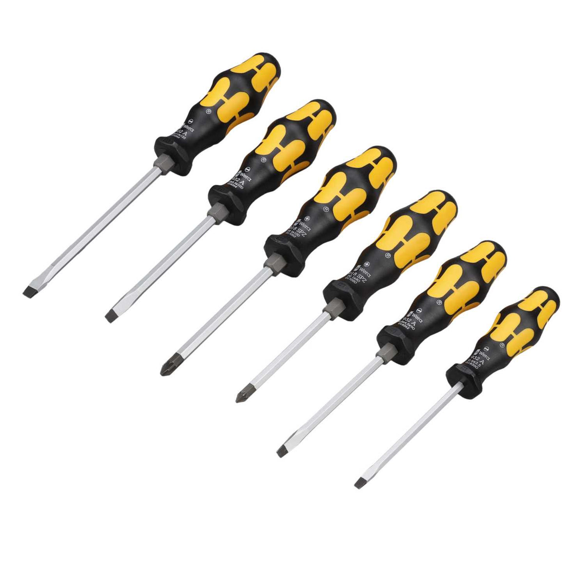 Wera 6 Piece Kraftform Plus Series 900 Chiseldriver Screwdriver Set