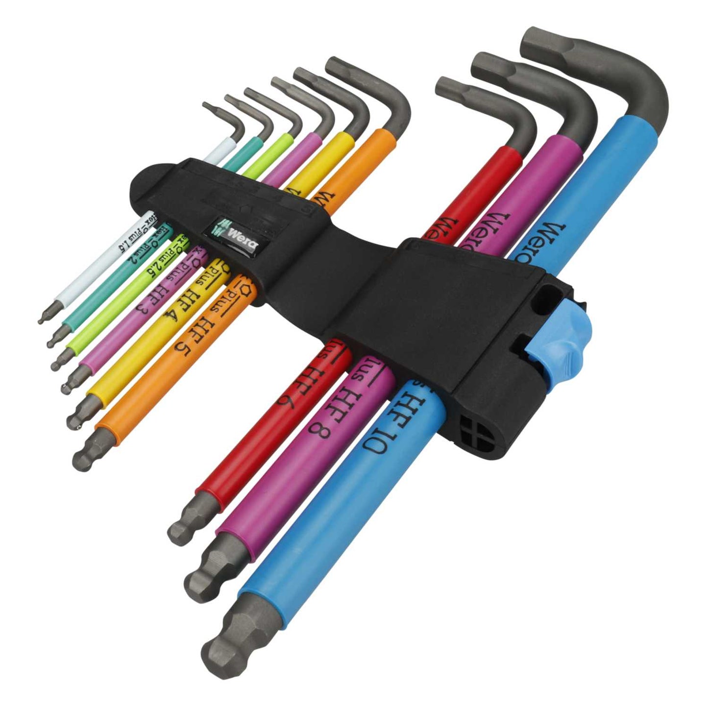 Wera 9 Piece Multicolour Metric Hex-Plus Set