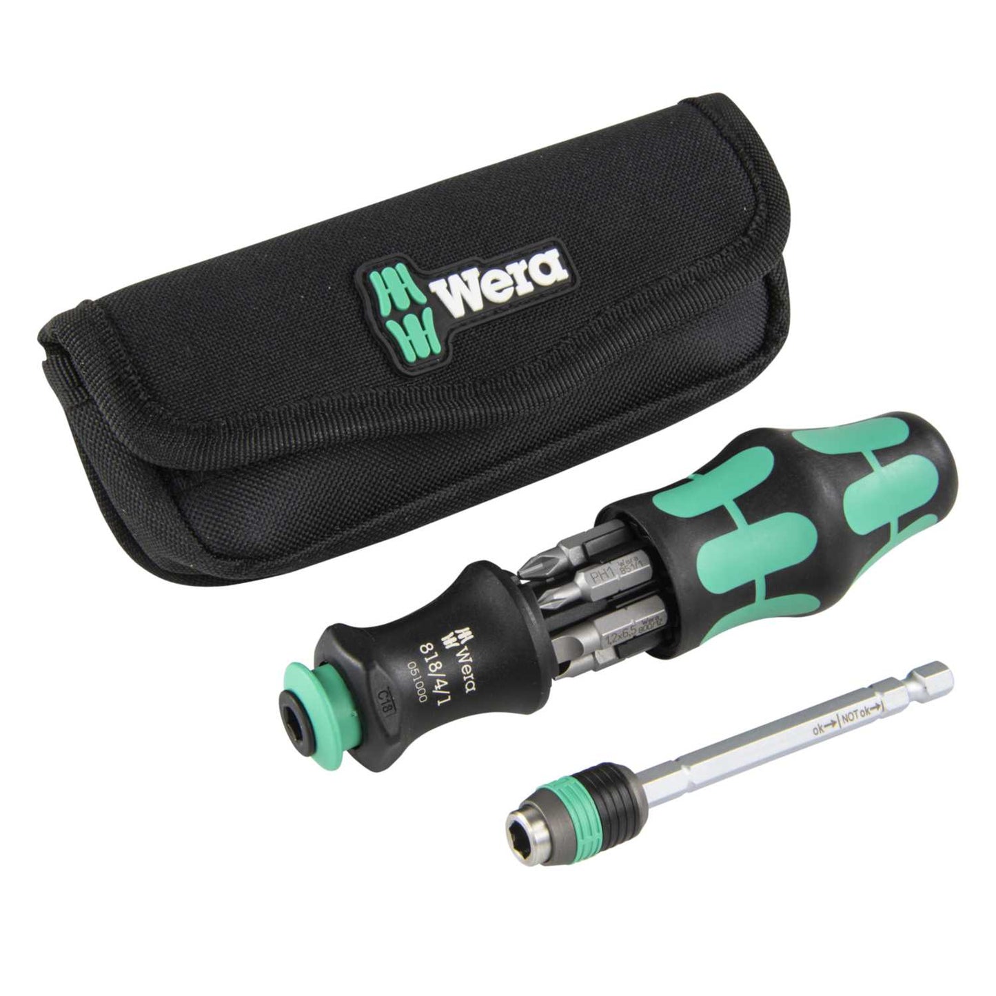 Wera 7 Piece Kraftform Kompakt 20 Screwdriver Bit Set