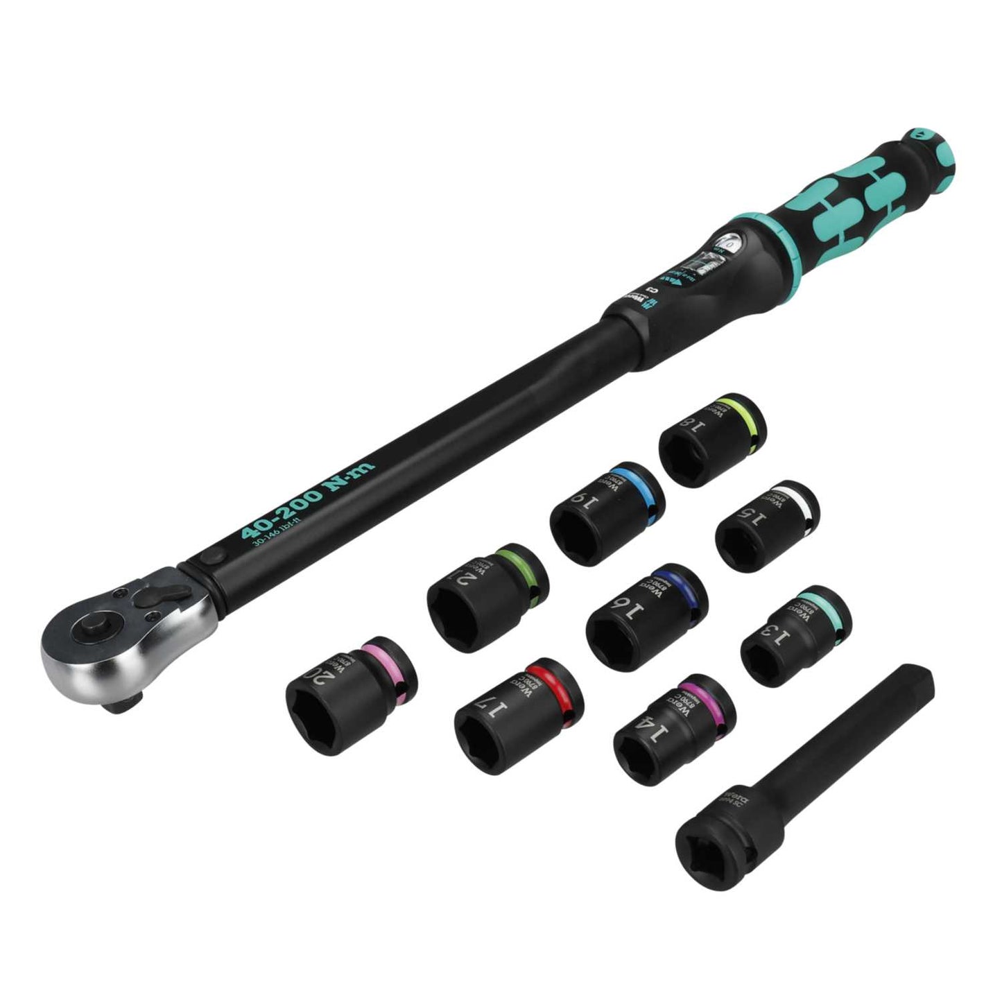 Wera 11 Piece Click-Torque 3 Set 2 For Cement Screwdriving