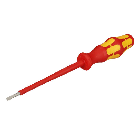 Wera 3mm x 100mm Slotted Kraftform Plus Series 100 VDE Screwdriver