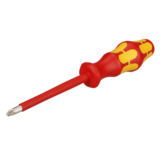 Wera PZ / SL2 x 100mm Plus / Minus Kraftform Plus Series 100 VDE Screwdriver