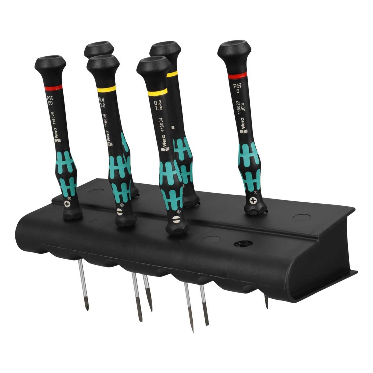 Wera 6 Piece Screwdriver Set and Rack
