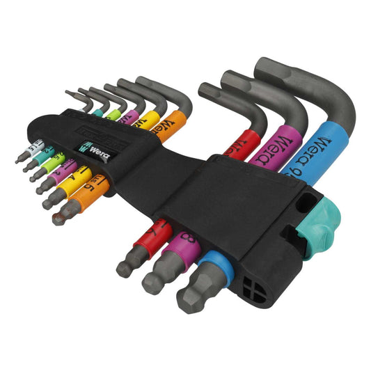 Wera 9 Piece Hex-Plus Multi-Colour L-Key Set