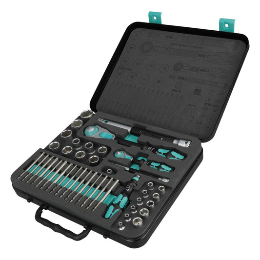 Wera 43 Piece Zyklop Speed Ratchet Set 1/4" and 1/2" Drive
