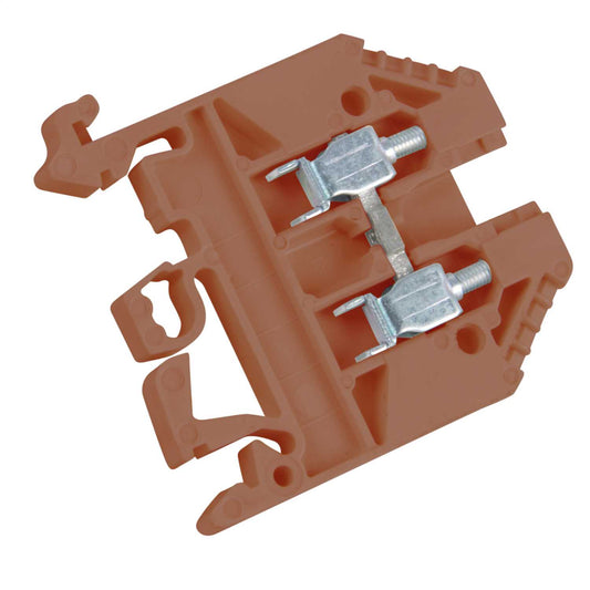 Wieland 2.5mm Standard DIN Rail Terminal Brown