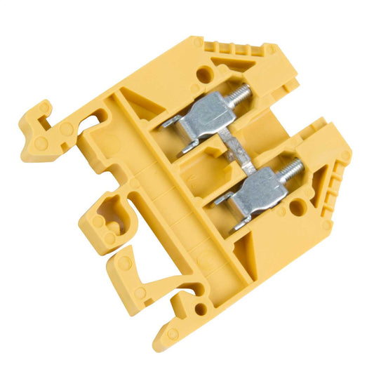 Wieland 2.5mm Standard DIN Rail Terminal Yellow