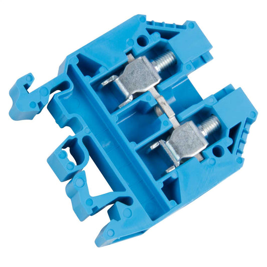 Wieland 6mm Standard DIN Rail Terminal Blue