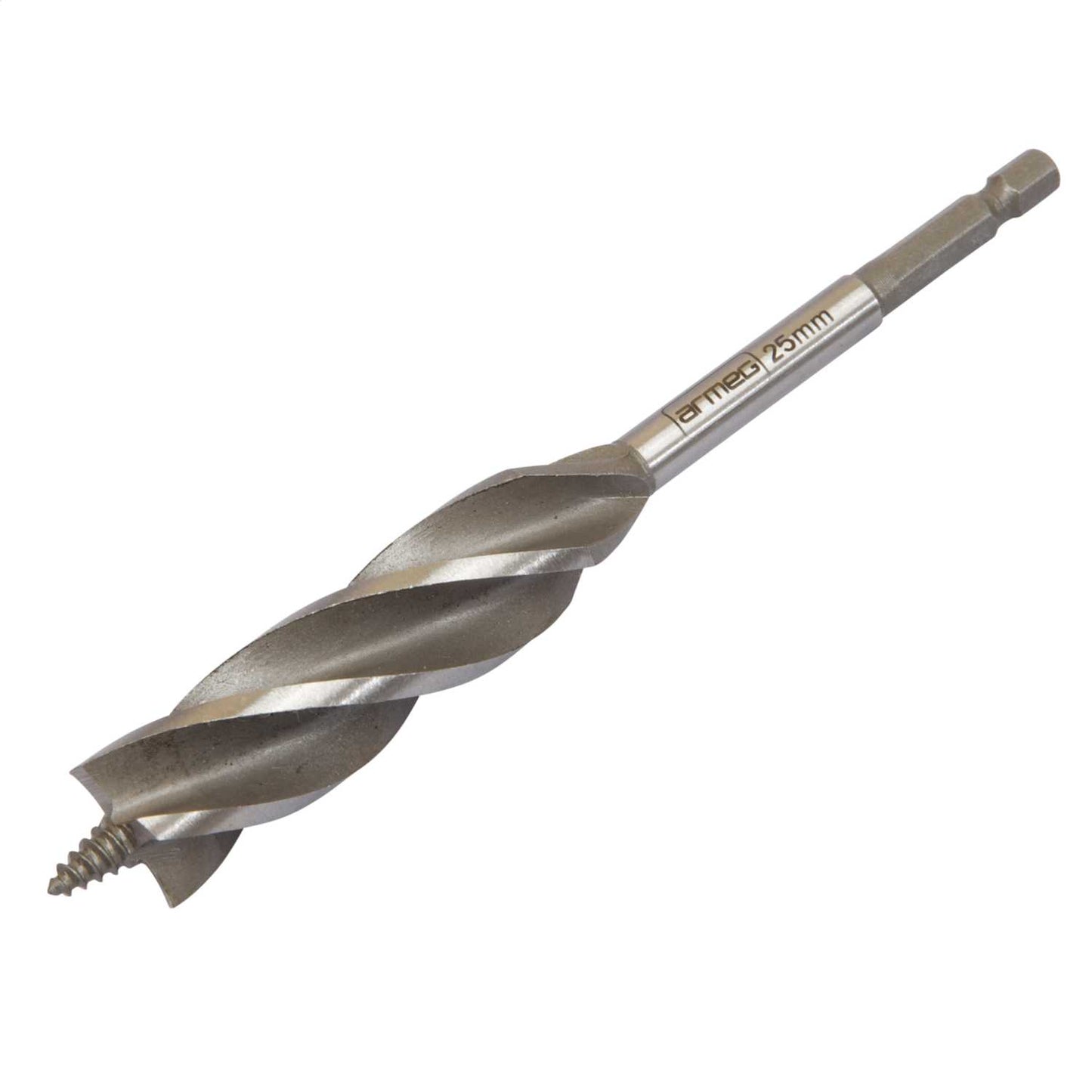 Armeg 25mm x 165 Wood Beaver Drill Bit Nail Proof Bi-Metal