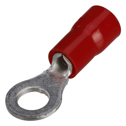 Cembre RF-M4/3 4mm Red Ring Crimp Lugs for 1.5mm Cables (Pack of 100)