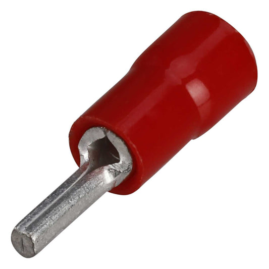 Cembre RF-P8 7.8mm Red Pin Crimp Lugs for 1.5mm Cables (Pack of 100)