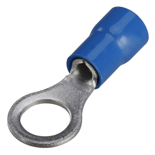 Cembre BF-M6 6mm Blue Ring Crimp Lugs for 2.5mm Cables (Pack of 100)