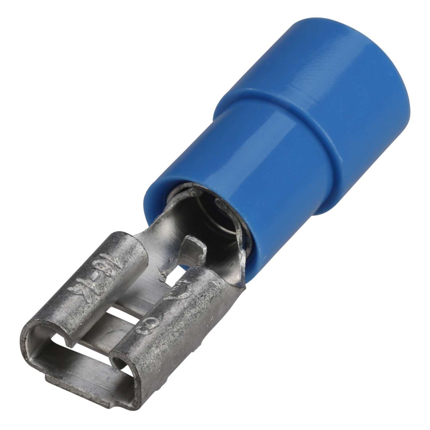 Cembre BF-F408 4.8mm Blue Female Crimp Terminals for 2.5mm Cables (Pack of 100)