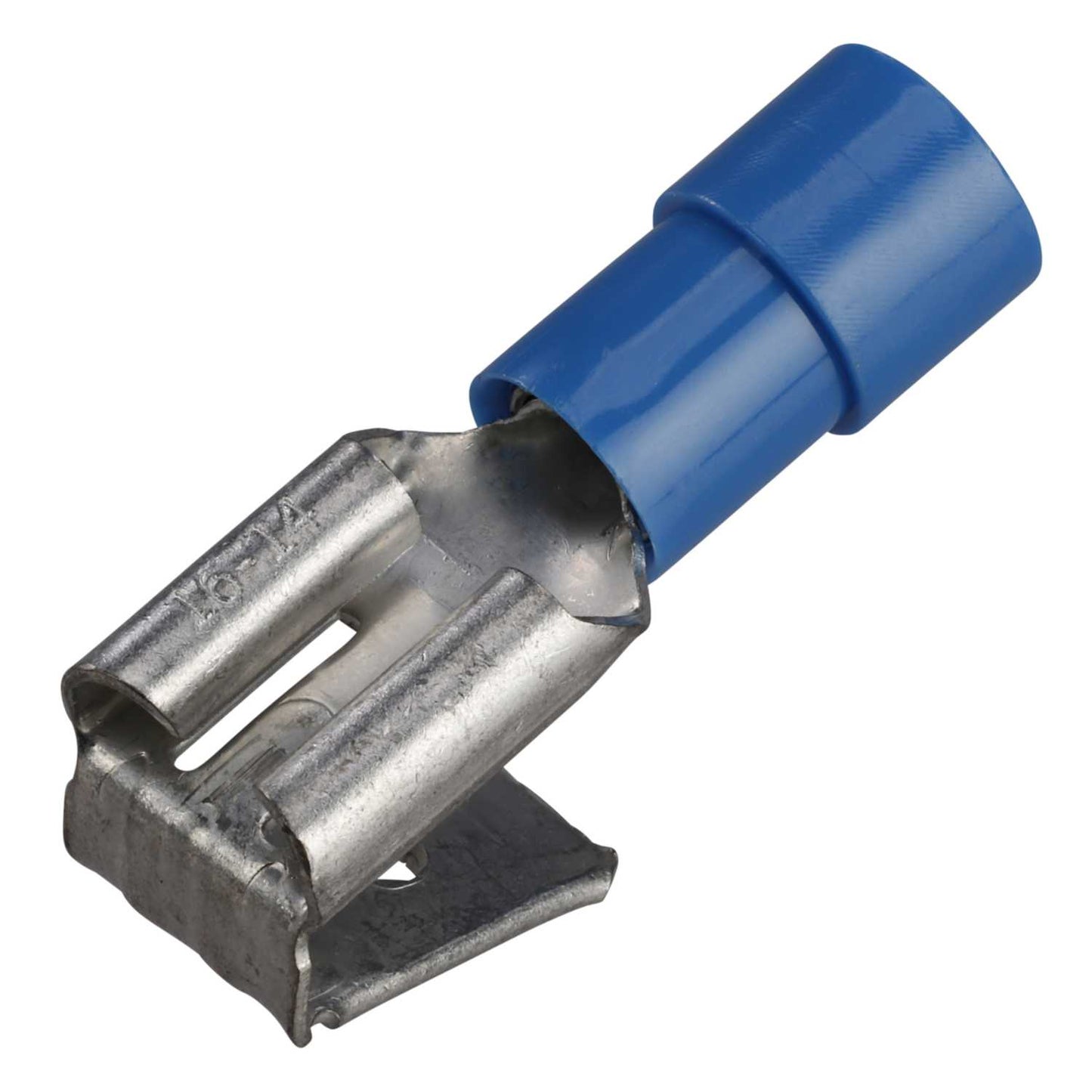 Cembre BF-FM608 6.35mm Blue Piggy Back Crimp Terminal for 2.5mm Cables (Pack of 100)