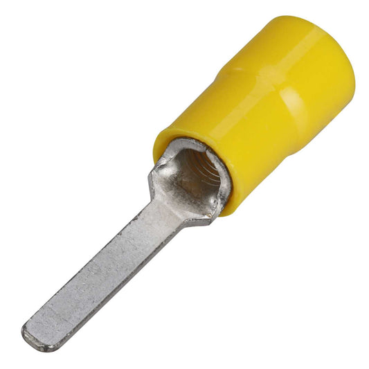 Cembre GF-PP17 19.2mm Yellow Blade Terminal Crimp Lugs for 6mm Cables (Pack of 100)