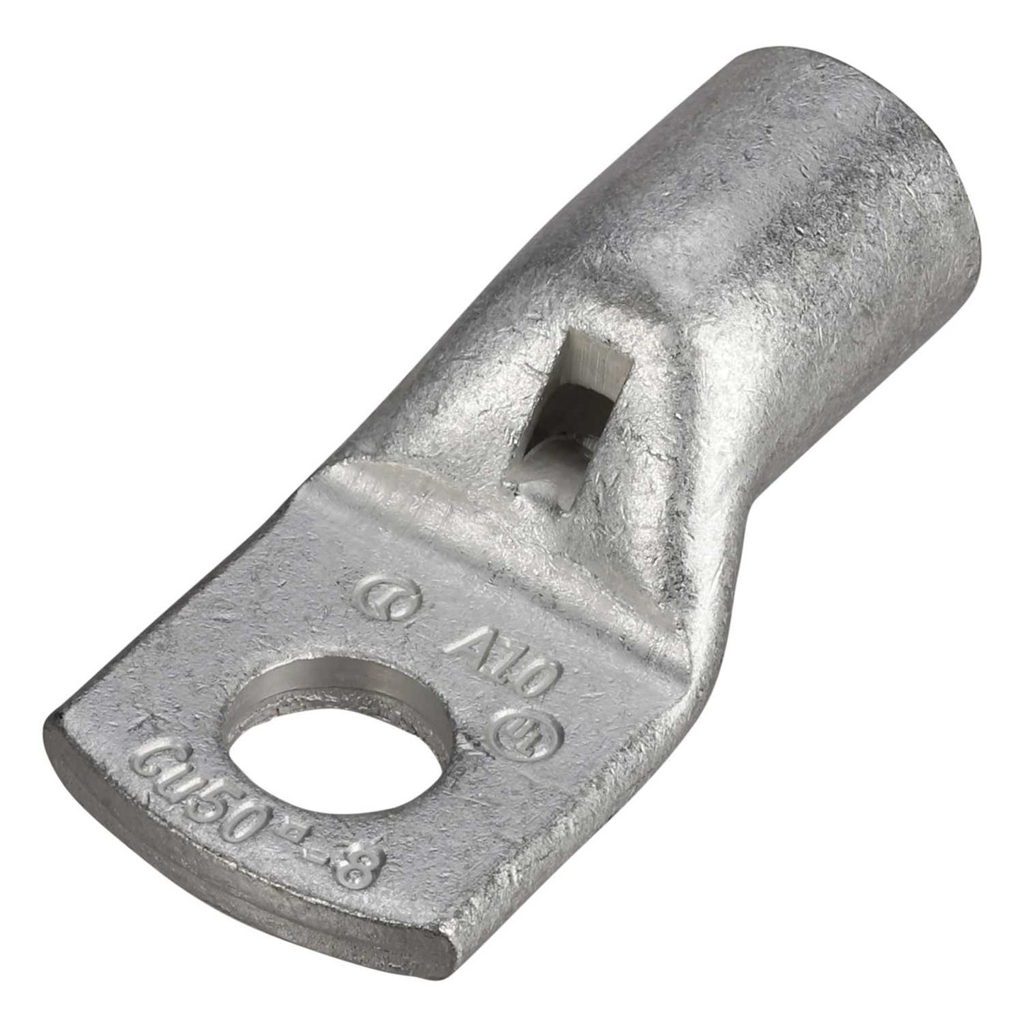 A10-M8 Copper Lugs 8mm Hole for 50mm Cable (Sold in 1's)