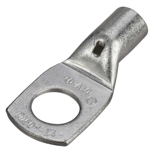 A10-M14 Copper Lugs 14mm Hole for 50mm Cable (Sold in 1's)