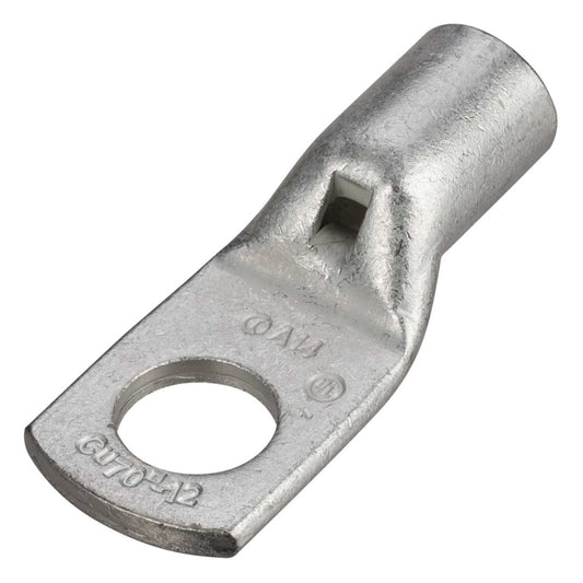 A14-M12 Copper Lugs 12mm Hole for 70mm Cable (Sold in 1's)