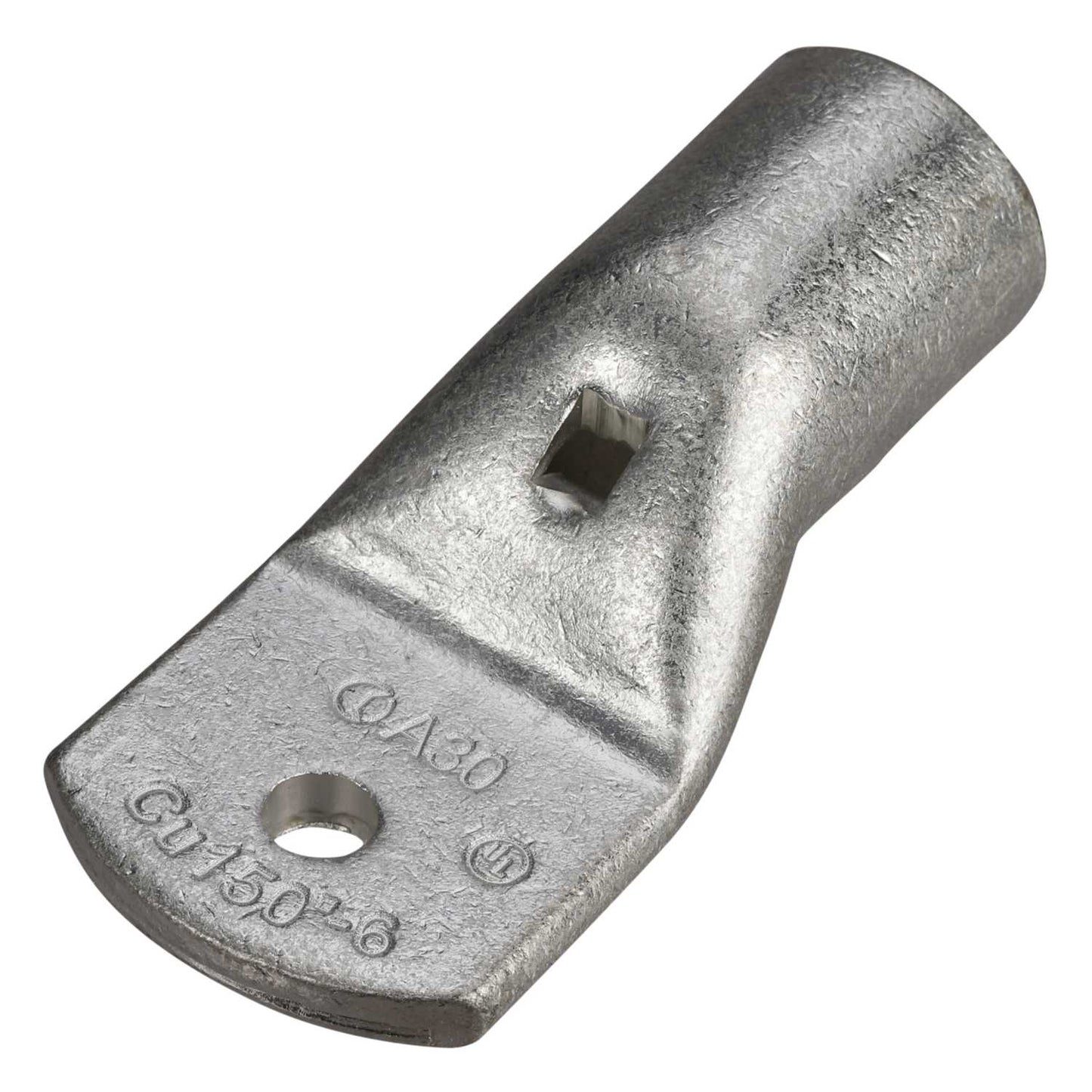A30-M6 Copper Lugs 6mm Hole for 150mm Cable (Sold in 1's)