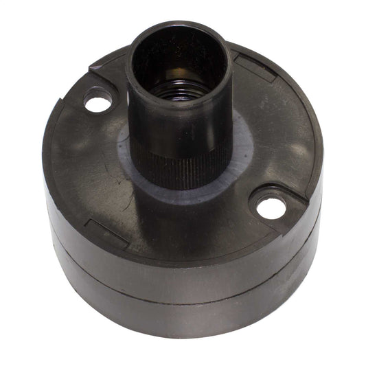 20mm PVC Conduit Plain Back Outlet Box Black (Sold in 1's)