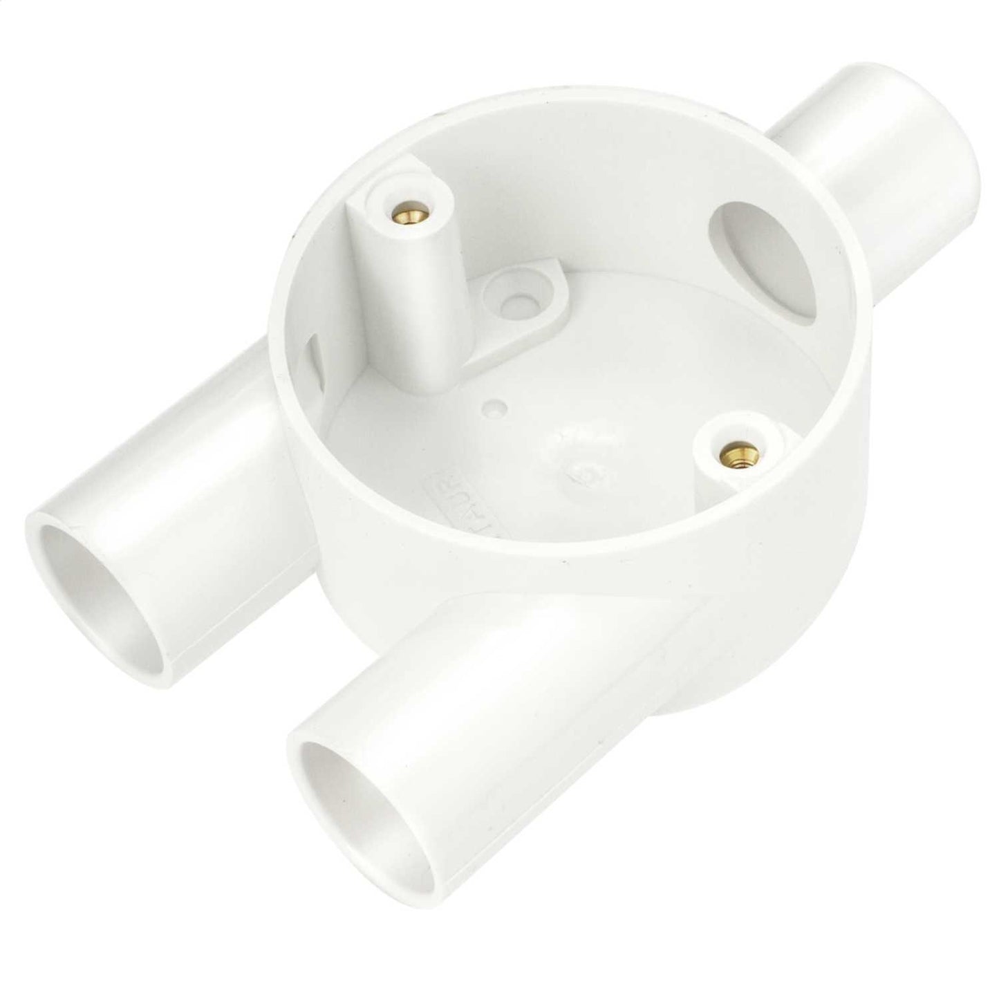 20mm PVC Conduit Y Box White (Sold in 1's)