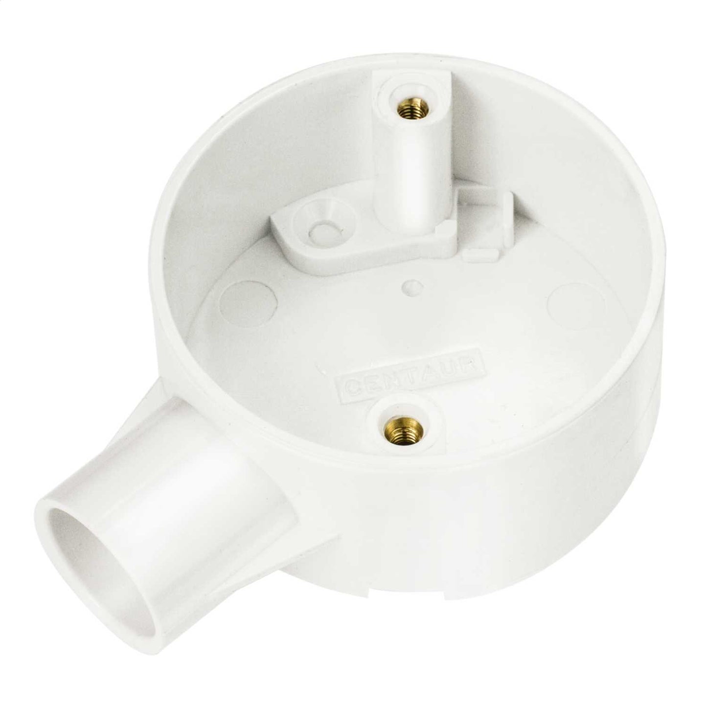 20mm PVC Conduit Terminal Box White (Sold in 1's)