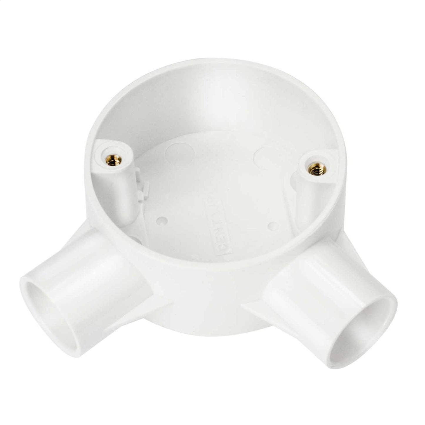 20mm PVC Conduit Angle Box White (Sold in 1's)