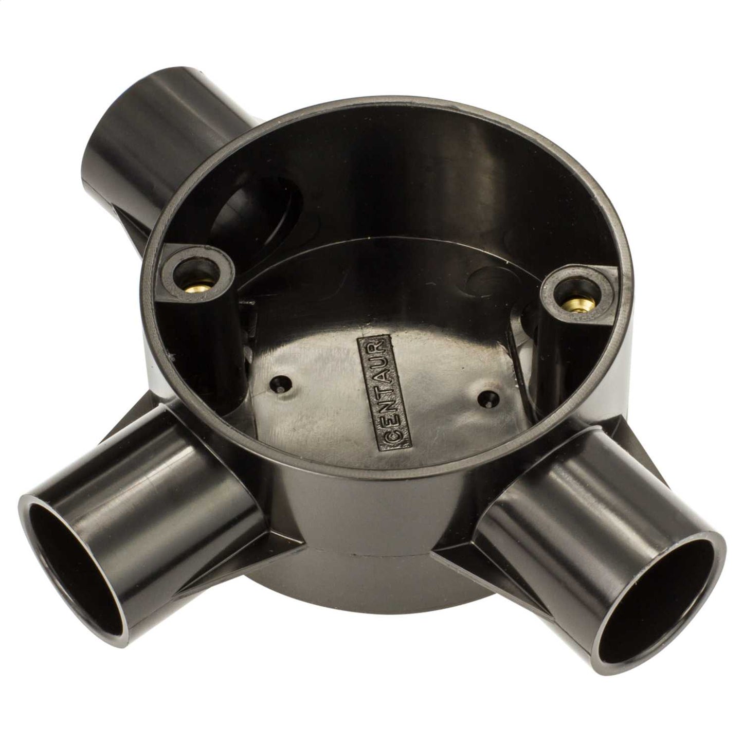 20mm PVC Conduit Tee Box Black (Sold in 1's)