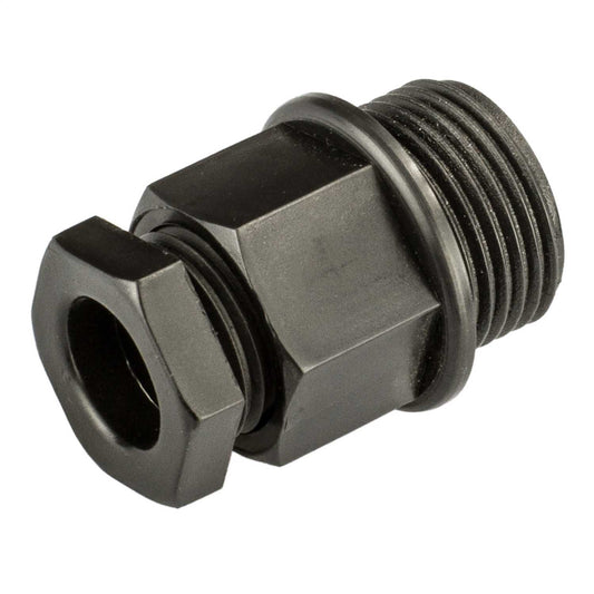 20mm Nylon Compression Gland Small Black (Sold in 1's)