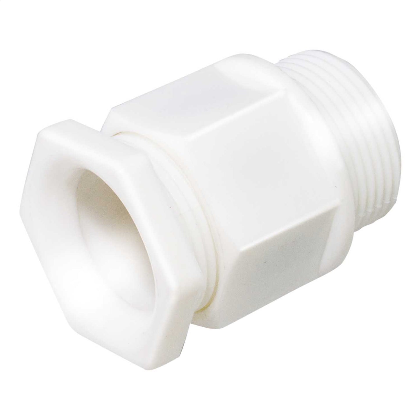 20mm Nylon Compression Gland Small White (Sold in 1's)