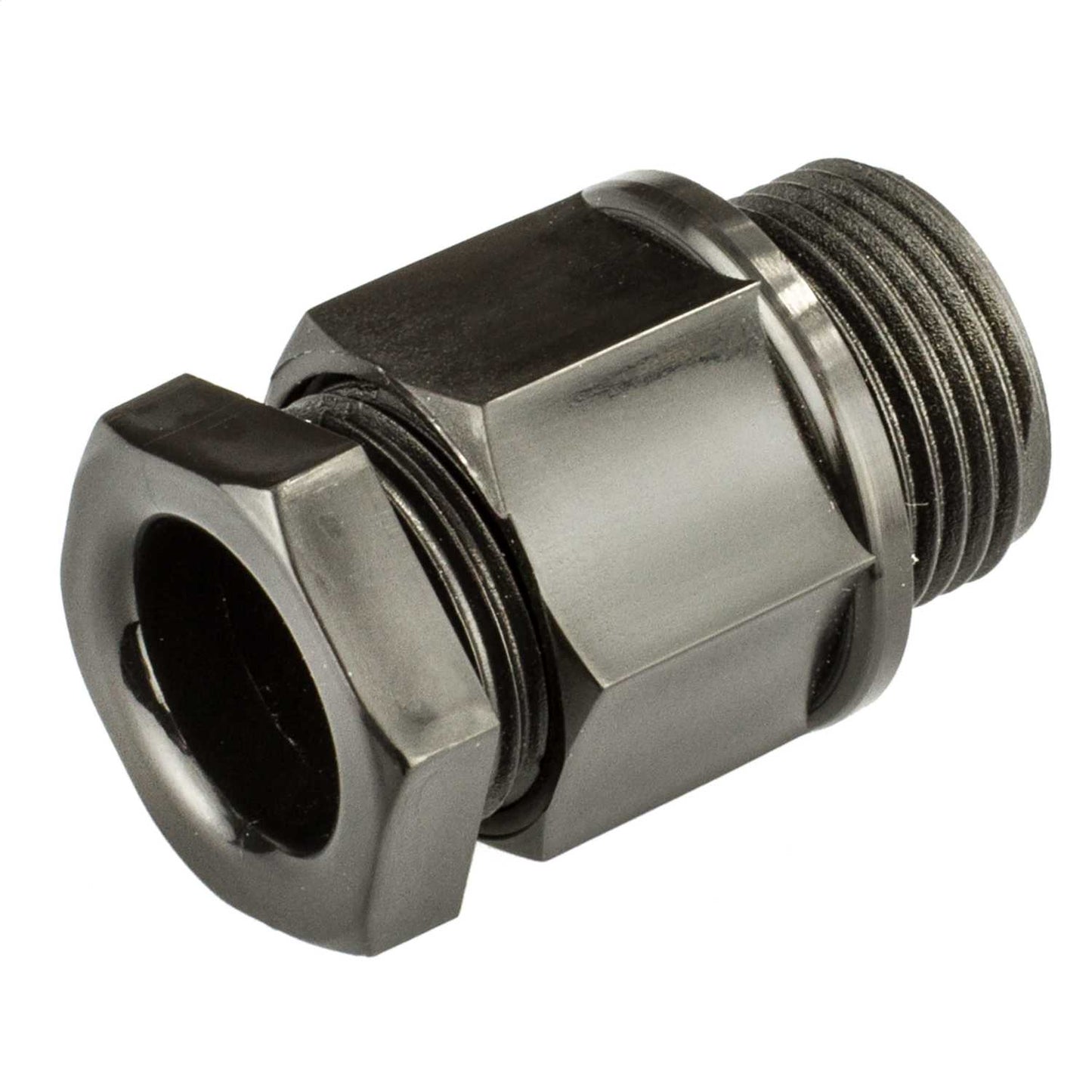 20mm Nylon Compression Gland Large Black (Sold in 1's)