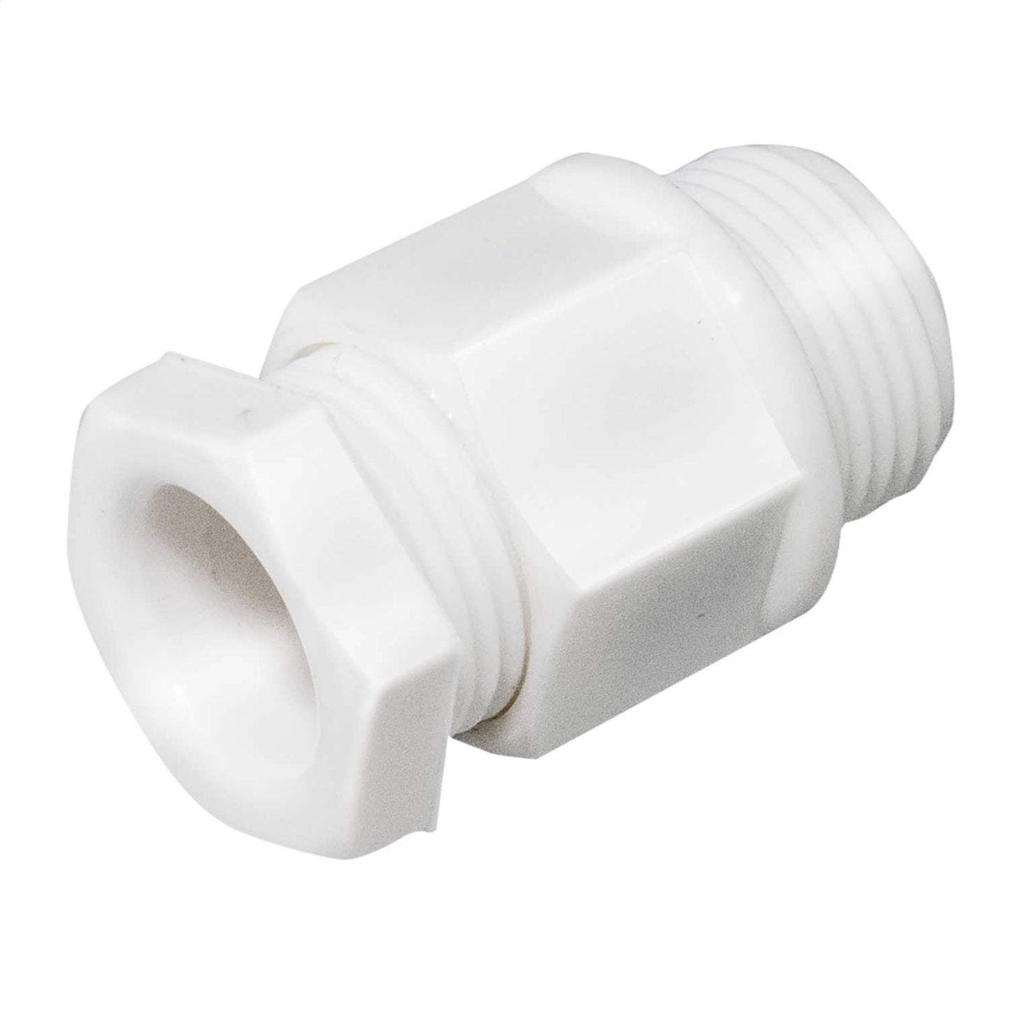 20mm Nylon Compression Gland Large White (Sold in 1's)