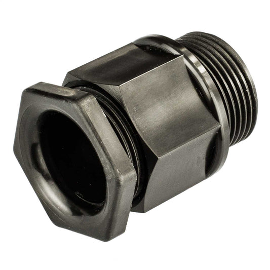 25mm Nylon Compression Gland Large Black (Sold in 1's)