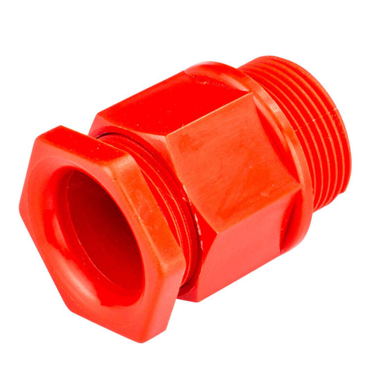 25mm Nylon Compression Gland Large Red (Sold in 1's)