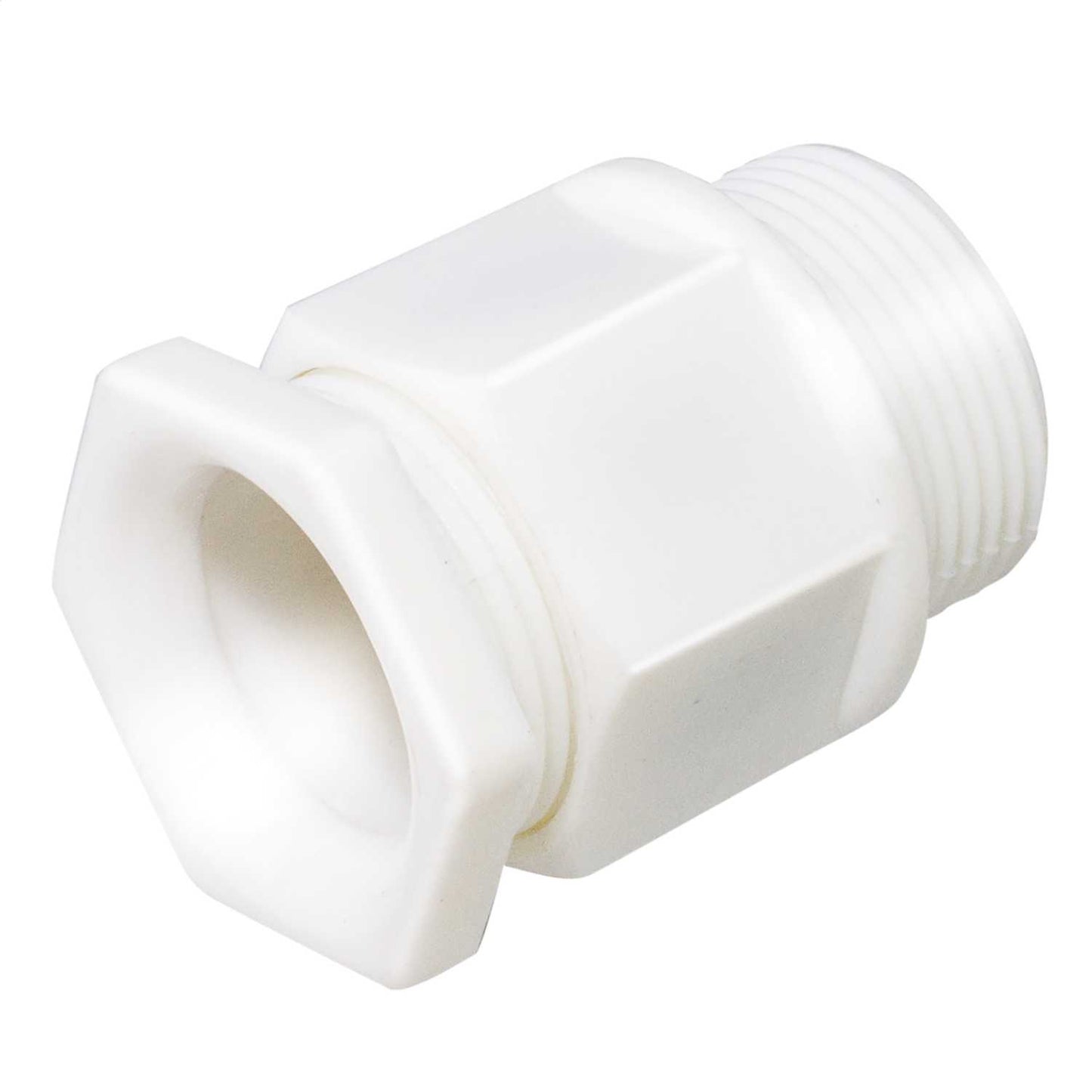 25mm Nylon Compression Gland Large White (Sold in 1's)