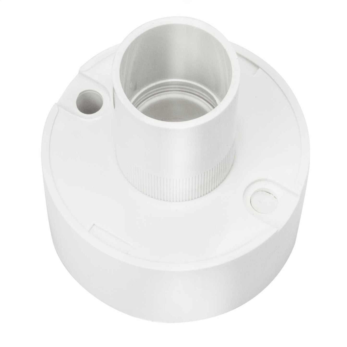 25mm PVC Conduit Plain Back Outlet Box White (Sold in 1's)