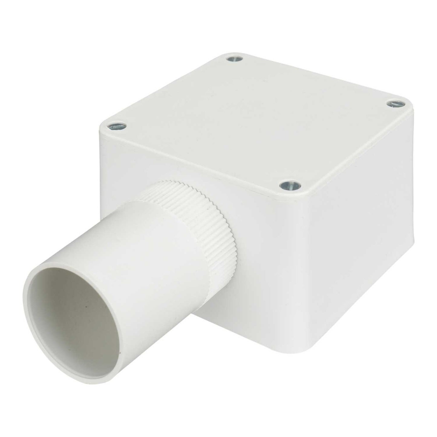 32mm PVC Terminal Box White (Sold in 1's)