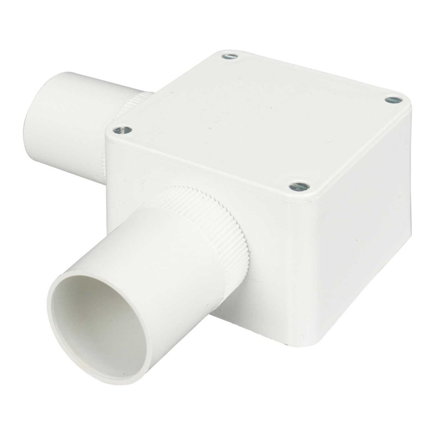 32mm PVC Conduit Angle Box White (Sold in 1's)