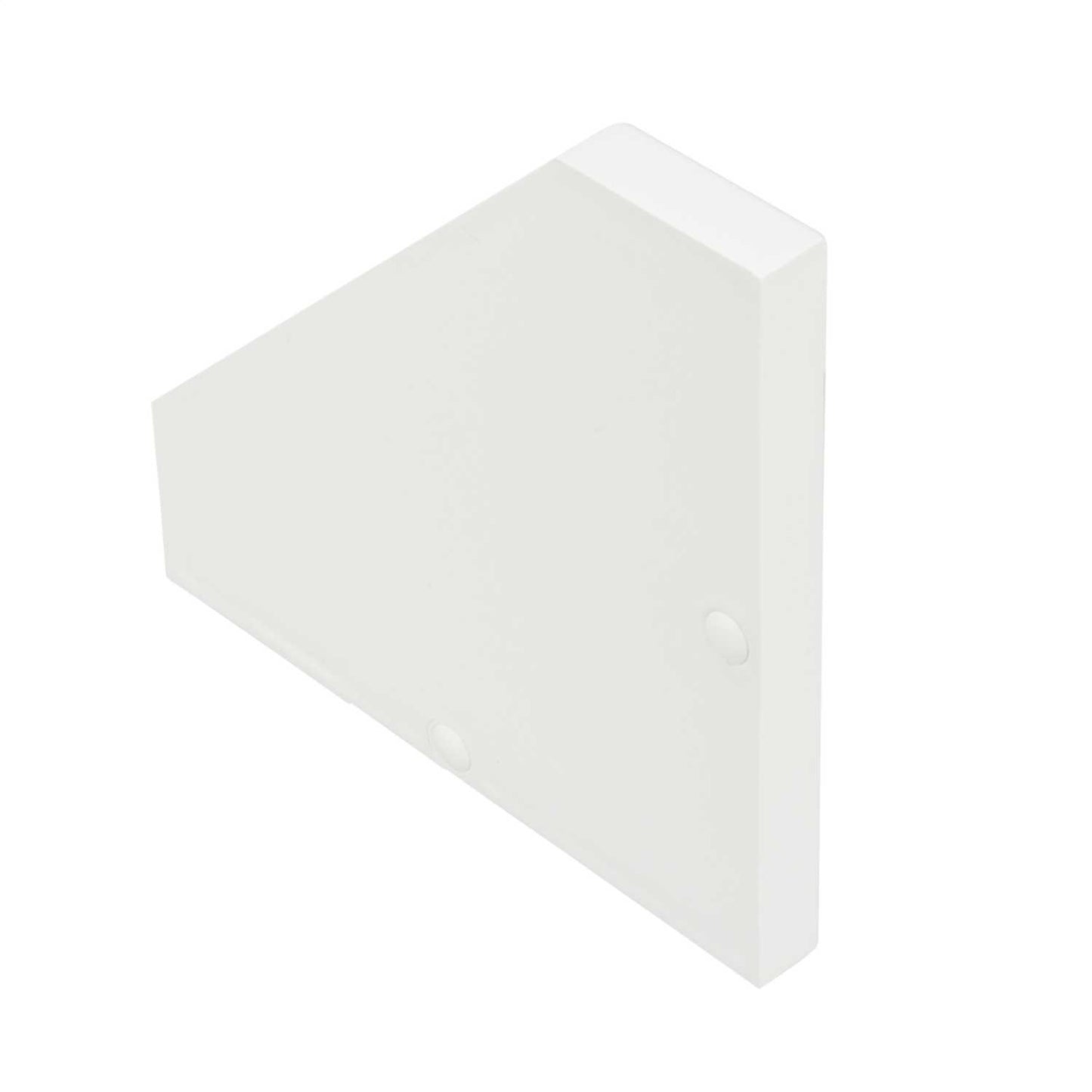 Centaur Bench Trunking Right Hand End Cap White (Pack of 2)